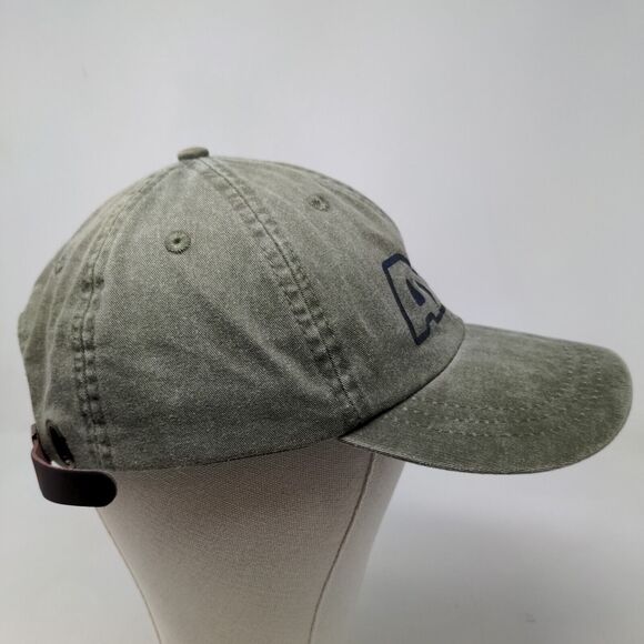 Adams Men's Slideback Hat Green Adjustable Graphic ADK Logo Cheese.com - Picture 6 of 12